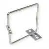 Soporte metálico para bridas ROLINE vertical 80x80mm