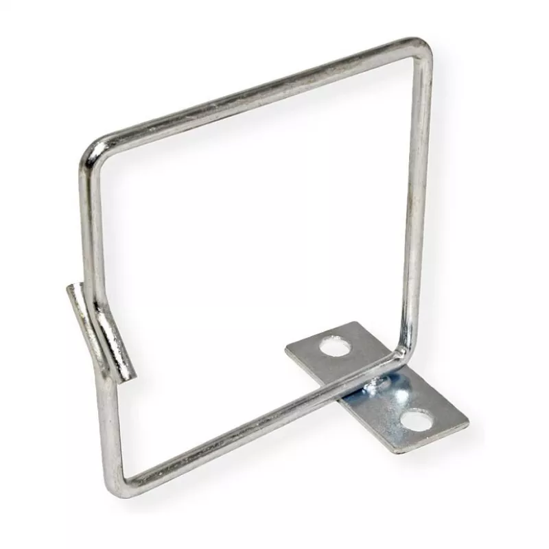 Soporte metálico para bridas ROLINE vertical 80x80mm