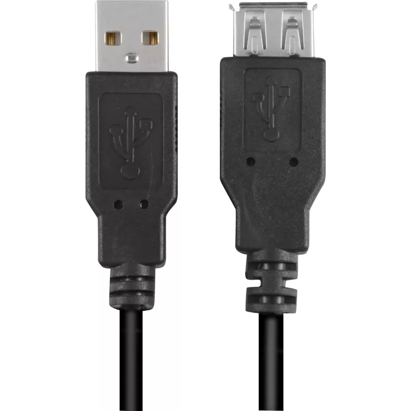Cable USB Sharkoon 2 m USB A negro