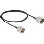 Cable de antena N macho a N macho LMR/CFD100 1 m DeLOCK