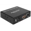 Extractor de audio HDMI estéreo / 5.1 canales 4K, adaptador negro