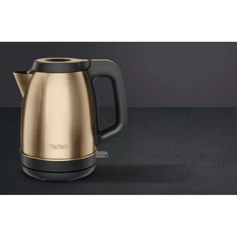Hervidor Tefal 1,7 L 2400 W negro/cobre
