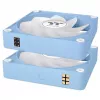 Ventilador de carcasa Thermaltake CT140 EX Reverse ARGB 140mm pack de 3 azul hortensia