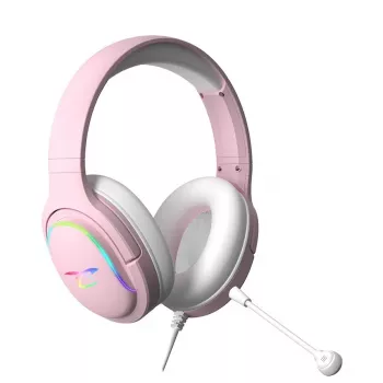 Auriculares Subsonic Spectra LED Gaming Headset Sweety rosa