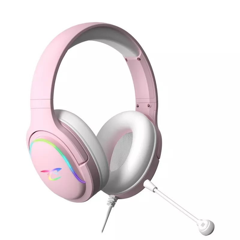 Auriculares Subsonic Spectra LED Gaming Headset Sweety rosa