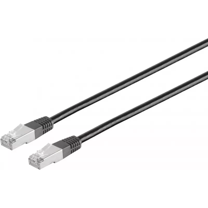 Cable de parcheo Ethernet Shiverpeaks 75113-S negro