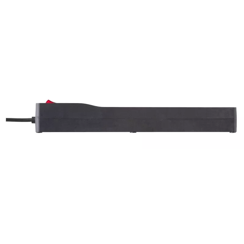 Alargador eléctrico Lestar 3 m interior negro con interruptor de encendido/apagado y piloto, 230 V AC, 10 A