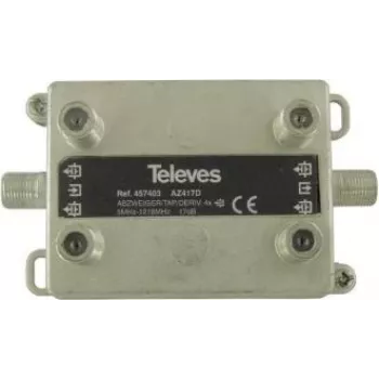 Splitter Televes AZ417D 4 vías 17 dB 5–1218 MHz