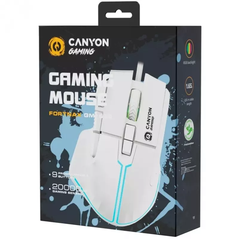 Ratón Canyon Fortnax GM-636 USB Type-A óptico 20000 DPI