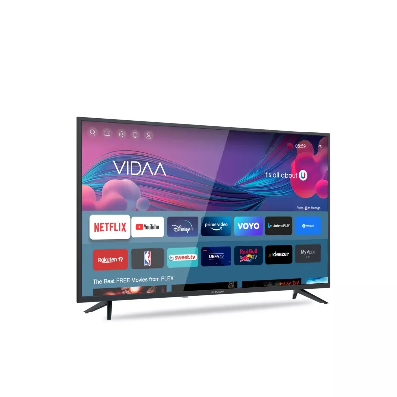 Televisor Allview 43iPlay6000-F, 108 cm, Smart TV, FullHD, LED, clase E, negro