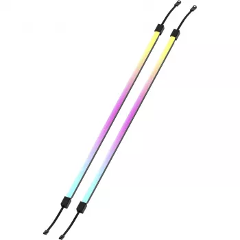 Tira LED CORSAIR LS350 Aurora, iluminación multicolor, 350 mm de longitud, 10 mm de ancho, 2 uds.