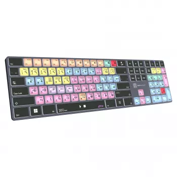 Teclado mecánico de tamaño completo LogicKeyboard LKB-PT-TPC, USB + Bluetooth, QWERTZ alemán, negro