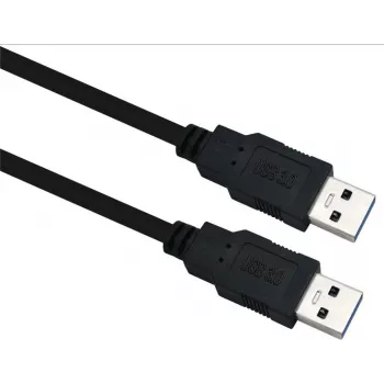 Cable USB 3.0 A a A helos 5,0 m – negro