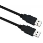 Cable USB 3.0 A a A helos 5,0 m – negro