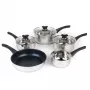 Juego de batería de cocina Russell Hobbs RH00543EU7 — 5 piezas, antiadherente, apto para lavavajillas