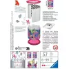 Puzzle 3D organizador Ravensburger Utensilo Barbie — modelo 11585, organizador decorativo 3D temático