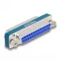 Filtro antiparasitario RF/EMI DeLOCK D-Sub de 25 contactos macho a hembra paso bajo inductivo