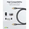 Goobay 65296. Conexión 1: RCA, conector 1 sexo: macho, conexión 2: RCA, conector 2 sexo: macho, material del cable: cobre,
