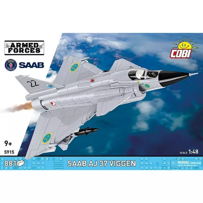 Cobi Blocks Saab AJ 37 Viggen 881 uds. set de construcción