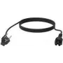 Cable de corriente negro 3 m CEE7/7 IEC C5 Vision TC 3MEUCVLF/BL