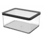 Recipiente de almacenamiento de alimentos rotho Loft 2,25 l modelo 1161008080, cubeta de tecnopolímero transparente hermética