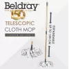 Limpiador a vapor Beldray LA069066GRYEU7 1500W ligero para suelos duros, limpieza rápida a vapor