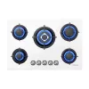 Placa de gas ISEASY MGBG-775 con 5 quemadores (blanca)
