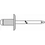 Remache ciego GESIPA 5,0x10,0 mm K14 aluminio/acero inoxidable, 250 uds.