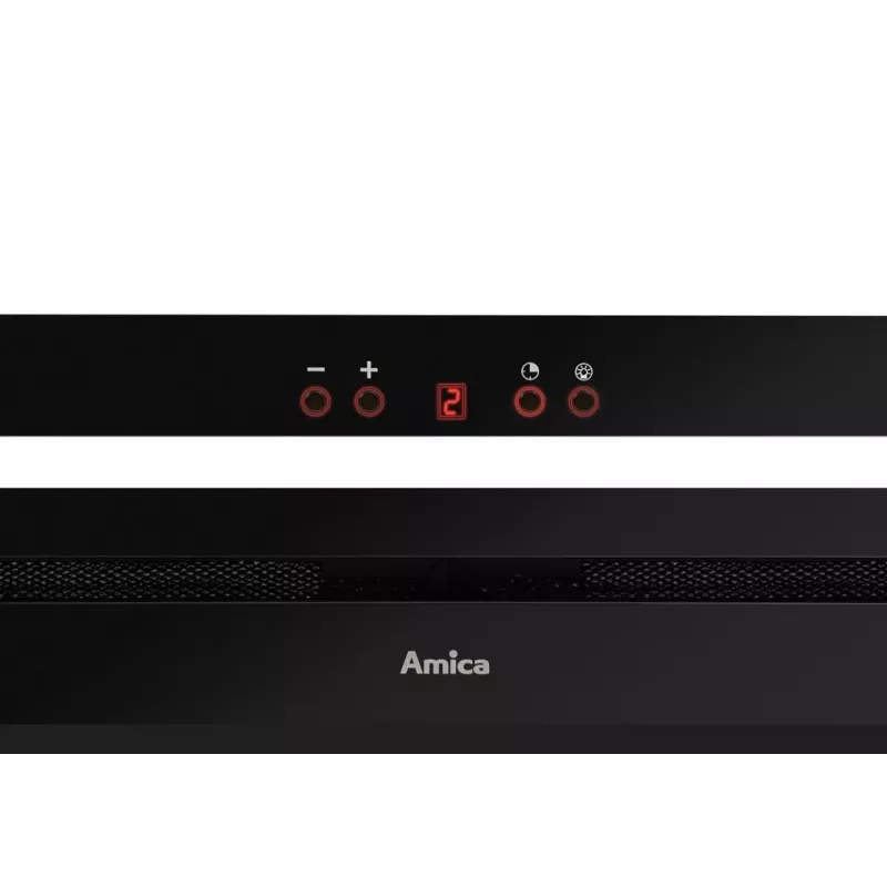 Campana extractora integrable AMICA OMC6451B HC — filtro de carbón activo, nivel de ruido 65 dB, clase energética A
