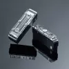 Bitspower disipador para memoria, DDR5, transparente, de doble cara - 4 DIMMS