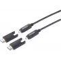 Cable de conexión HDMI de fibra óptica SpeaKa Professional conector macho HDMI-A a HDMI-Micro-D (SP-13597800)