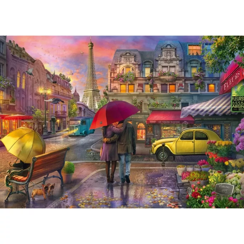 Schmidt Spiele 59713 Regenzauber in Paris puzle, 500 piezas