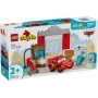 Juguete de construcción LEGO DUPLO 10456 Disney La visita de McQueen al taller de Doc — 35 piezas, para niños a partir de 2 años, bloques grandes
