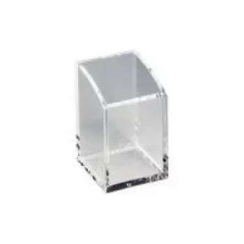 MAUL Vaso portabolígrafos acrílico, transparente, grosor: 5 mm medidas: (an)70 x (pr)70 x (al)104 mm (19550-05)