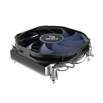 Refrigerador de aire Akasa ALUCIA H4i 9.2 cm negro 800-3600 rpm rodamiento hidrodinámico