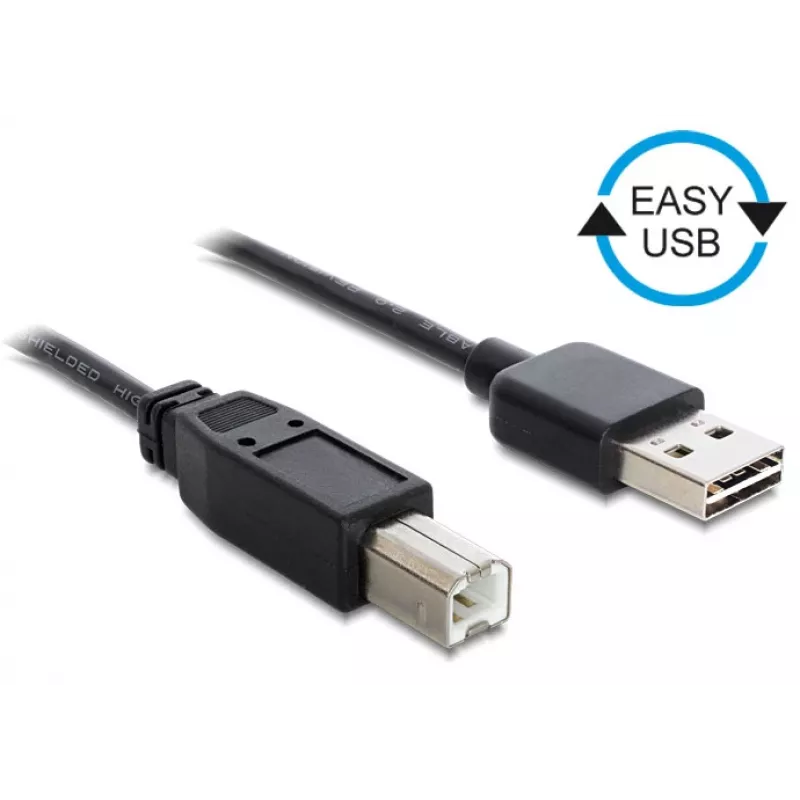 Cable USB DeLOCK 3 m USB 2.0 A - B macho/macho
