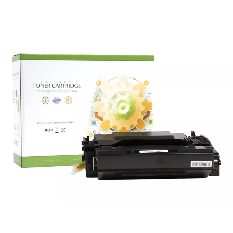 Cartucho de tóner STATIC compatible con HP CF287X/Canon CRG-041H Negro alta capacidad compatible 18.000 páginas