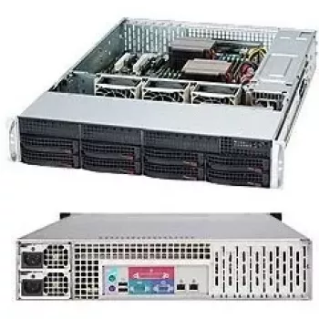 Supermicro SuperChassis 825TQC-R1K03LPB Rack Negro 1000 W