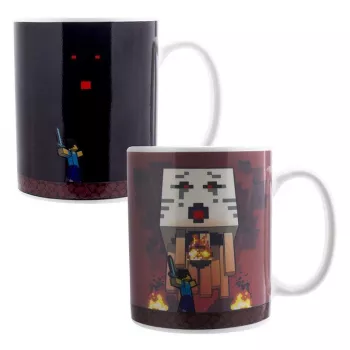 Taza Minecraft Nether Heat Change Paladone