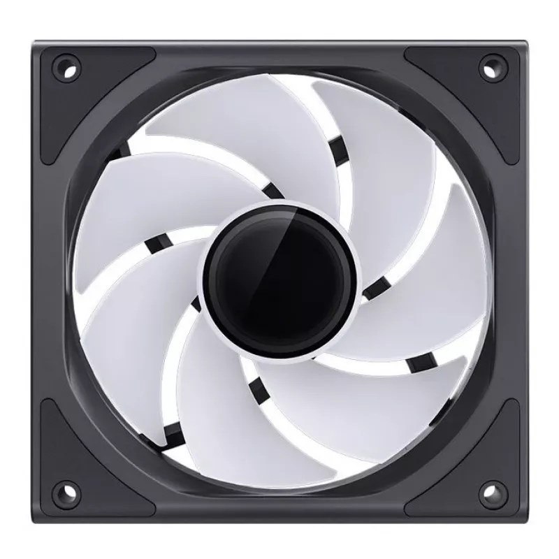 Ventilador de caja 120mm Jonsbo ZK-120B Reverse ARGB negro — 120mm, ARGB, rotación inversa
