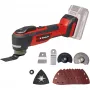 Multifunción EINHELL TP-MG 18 Li BL Solo — 18V litio-ion, lijado, lijado con papel de lija, corte, 1,08 kg, negro/rojo