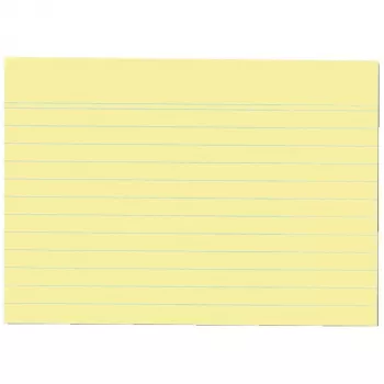 Fichas Herlitz 1150614 amarillo 100 hojas 1 ud.
