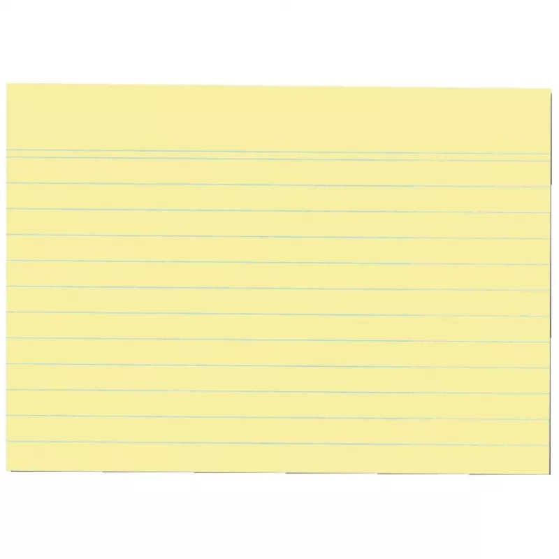 Fichas Herlitz 1150614 amarillo 100 hojas 1 ud.