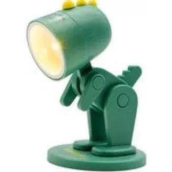 Lámpara de mesa LED RealPower 486257 verde 1 bombilla alimentada por batería