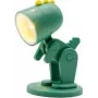 Lámpara de mesa LED RealPower 486257 verde 1 bombilla alimentada por batería