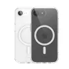 Funda MagSafe transparente Crong para iPhone 16e – funda protectora transparente, compatible con MagSafe