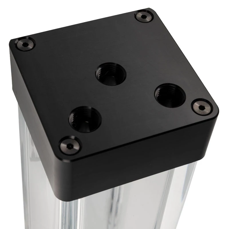Depósito (depósito de compensación) BitsPower Premium Cuboid 150 mm acrílico - BPPRE-WTCR150