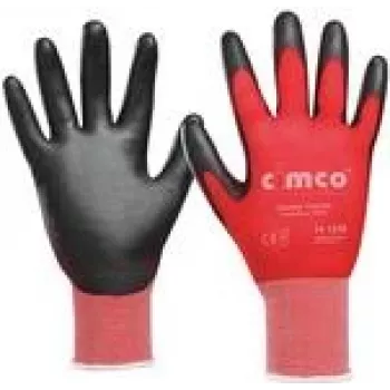 Guantes de taller Cimco 141238 negro rojo XL
