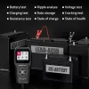 Qoltec 52489 Analizador y comprobador digital de baterías 3-en-1 con LCD y multilingüe 6V | 12V | 24V | 30Ah-200Ah