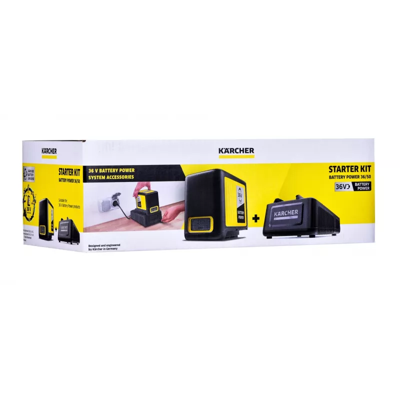 Set de batería y cargador Kärcher Power 36/50
